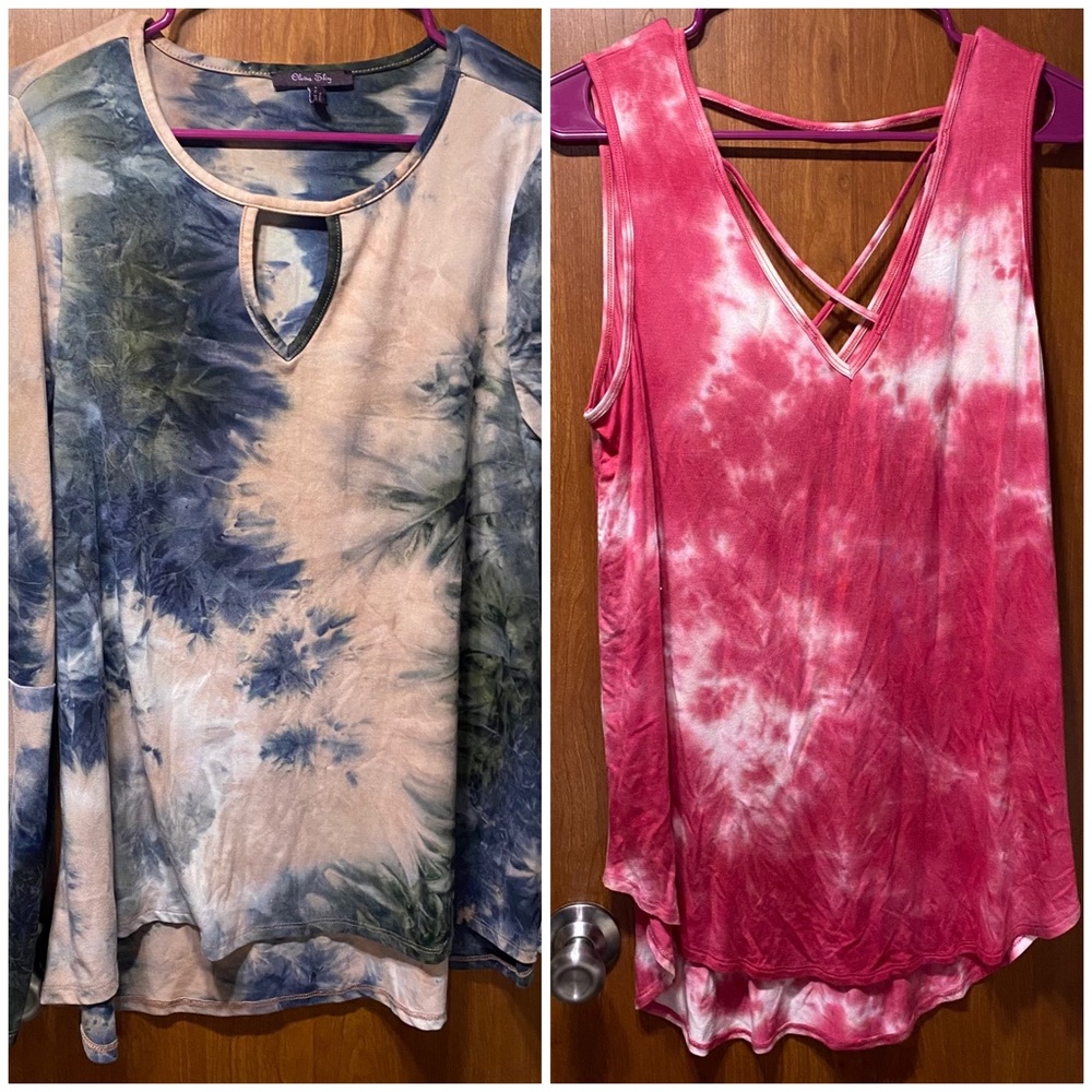 Olivia Sky Tops Set of 2 Women’s Size L